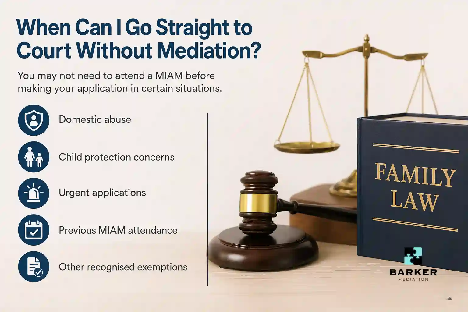When Can I Go Straight to Court Without Mediation Northampton?